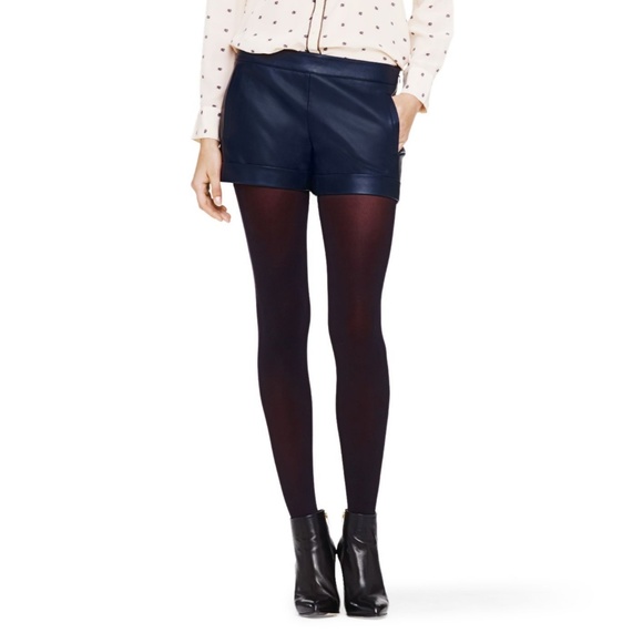 Club Monaco Georgia Faux Leather Shorts - Picture 1 of 3